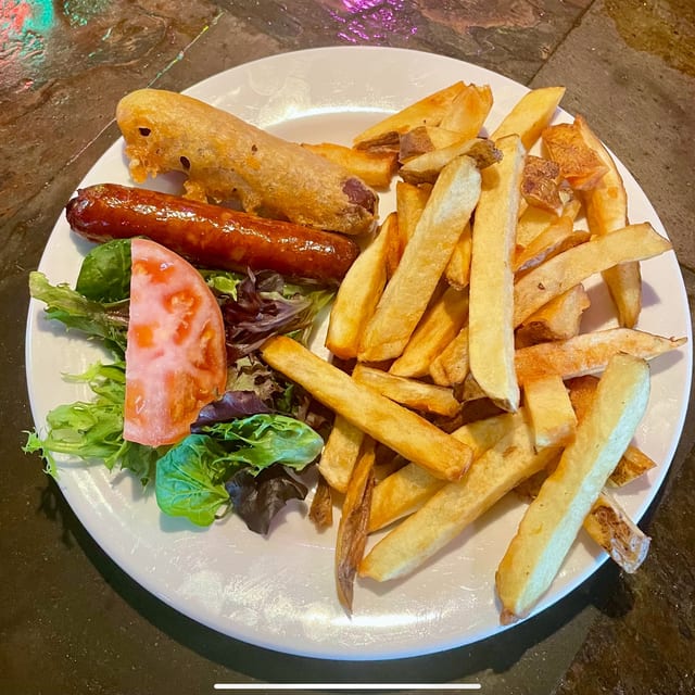 Sausage & Chips.