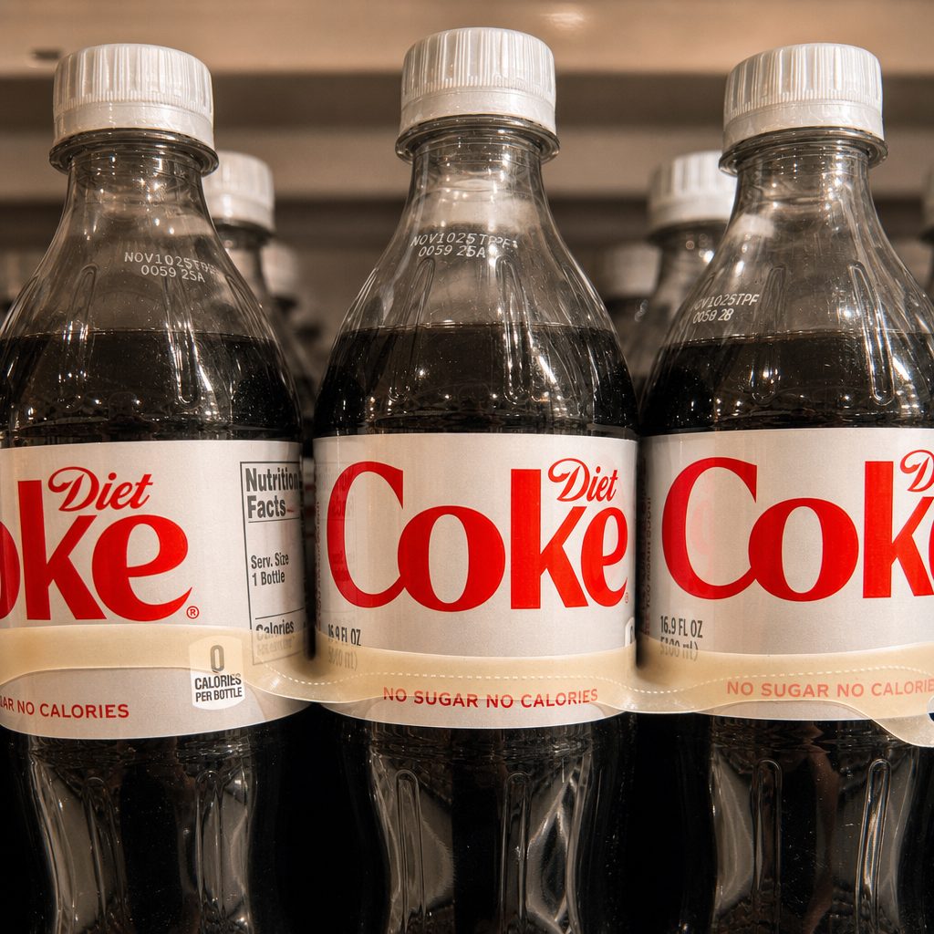 Diet Coca Cola Bottle.
