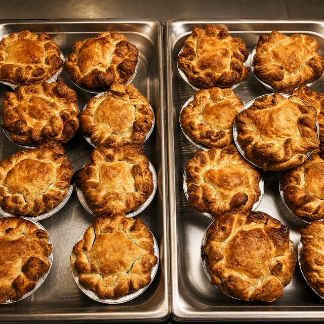 Steak & Onion Pie.