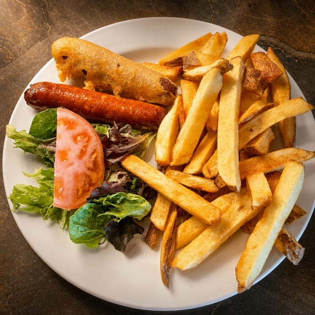 Sausage & Chips.